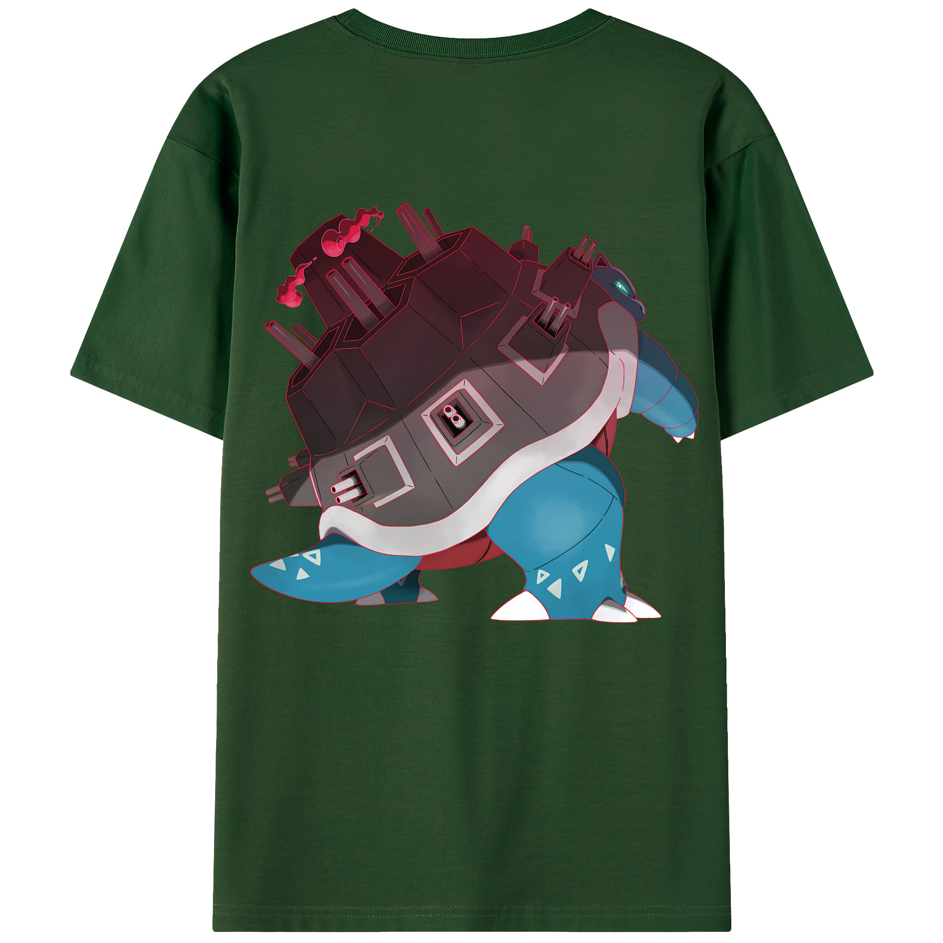 （画像用） ポケットモンスター Pokémon 綿100％半袖Tシャツ（背面プリント）